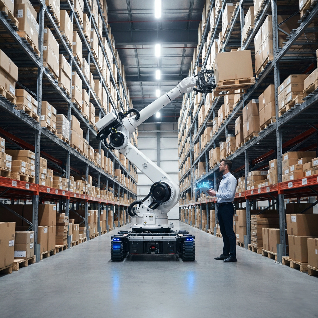 5 Essential Parts: How to Design Extendable Robotic Arm Systems application modern warehousing with extendable robotic arm