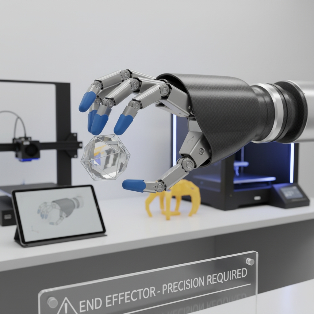5 Essential Parts: How to Design Extendable Robotic Arm Systems the end effector and robot hand