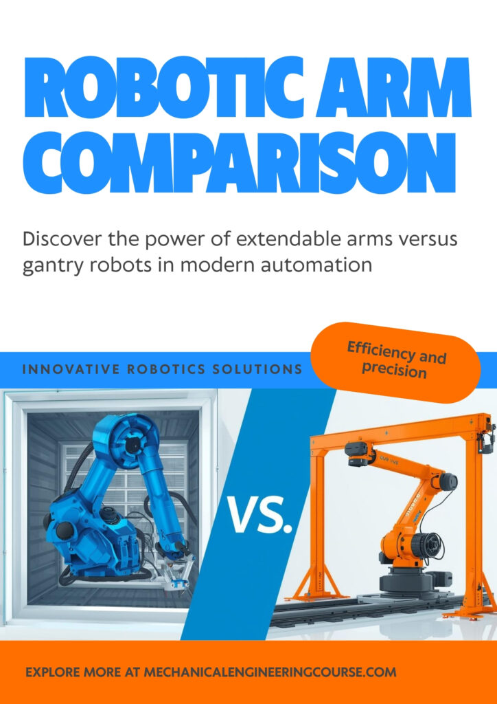 Robotic Arm Comparison - Discover the power of etendable arms versus gantry robots