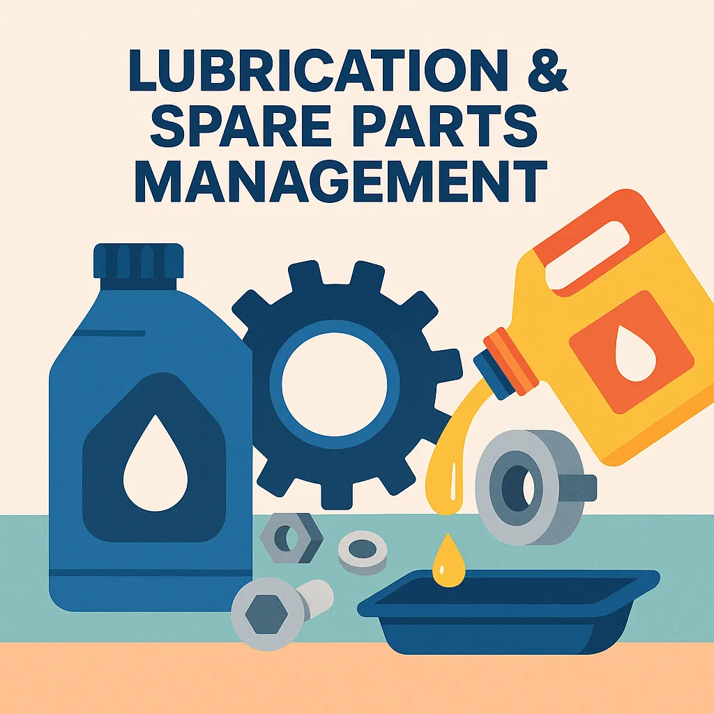 Lubrication and Spare parts Management