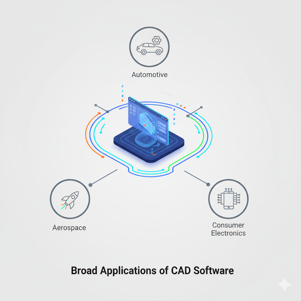 broad applications of cad