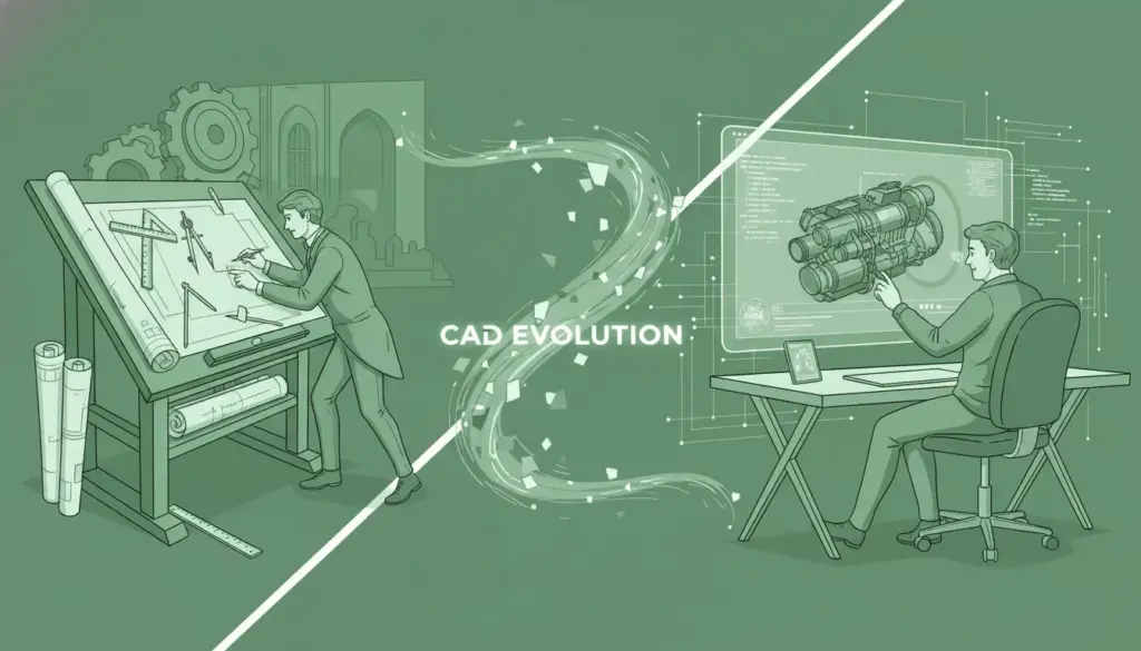 The Ultimate Guide to CAD in Mechanical Engineering: Traditional vs. Cloud Solutions cad evolution