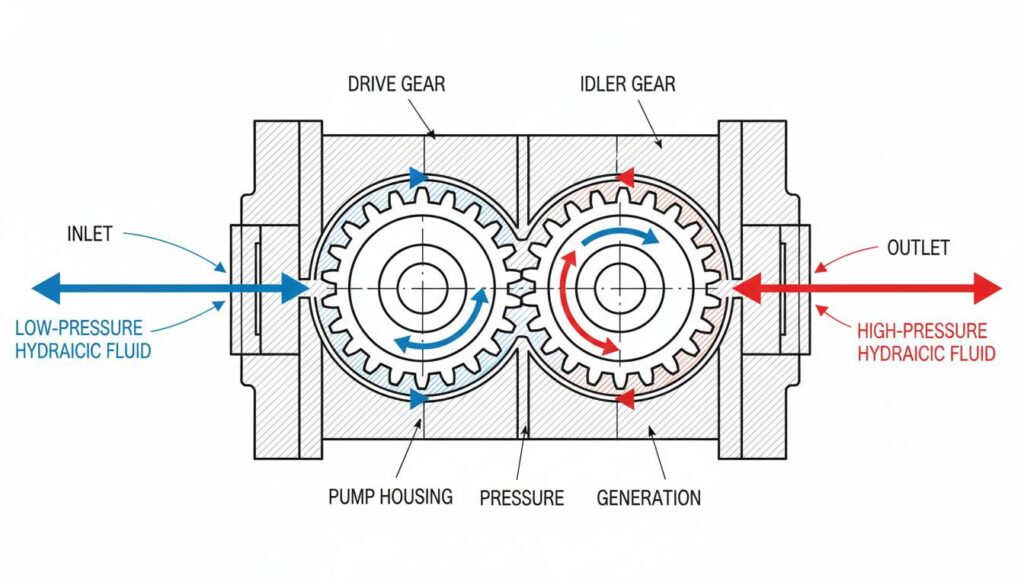 hydraulic gear pump