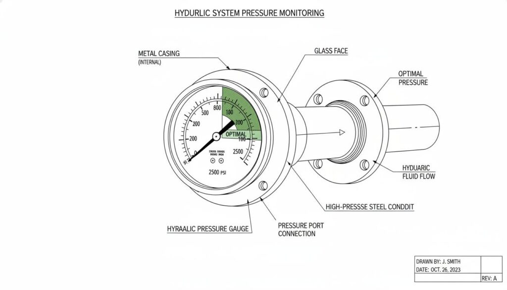 hydraulic pressure gauge
