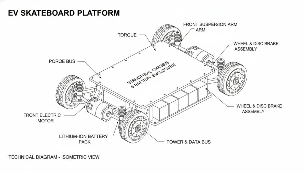 EV Skateboard Platform