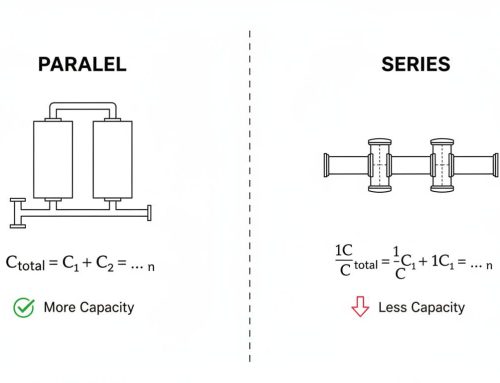 Hydraulic Capacitance in Series and Parallel