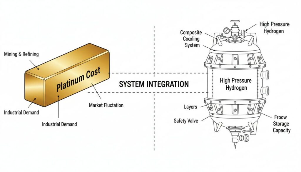 Challenges in constructing the fuel cells
