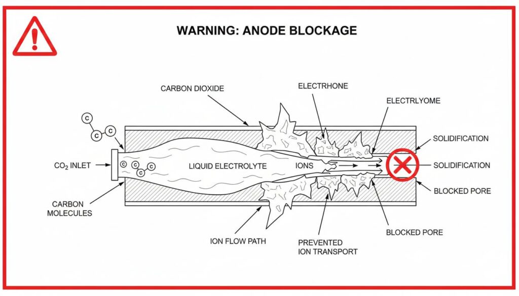Anode Blockage