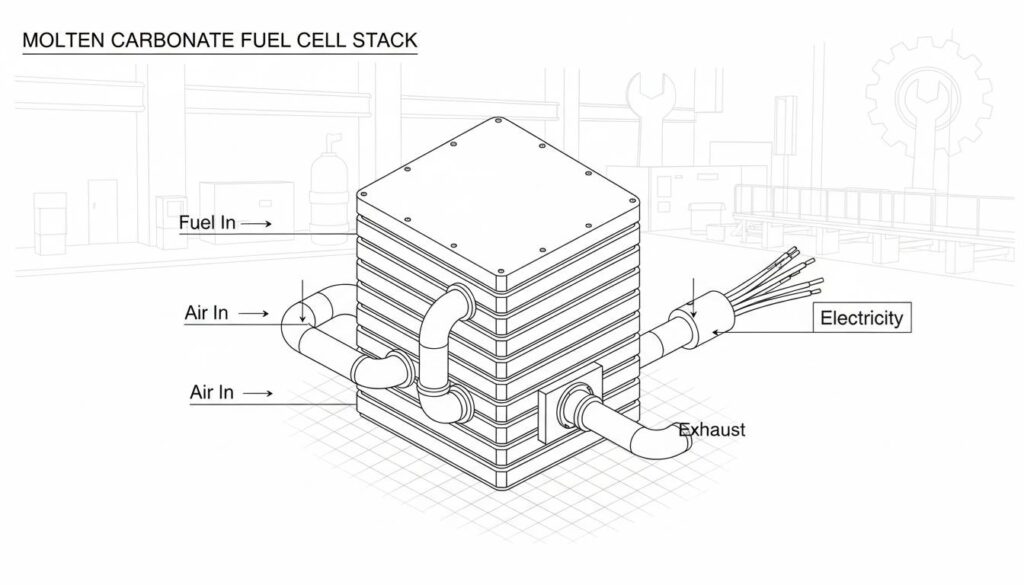 Molten Carbonate Fuel Cell stack