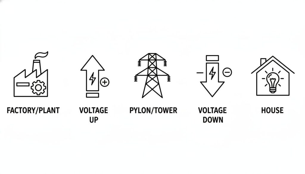 flow chart of power distribution