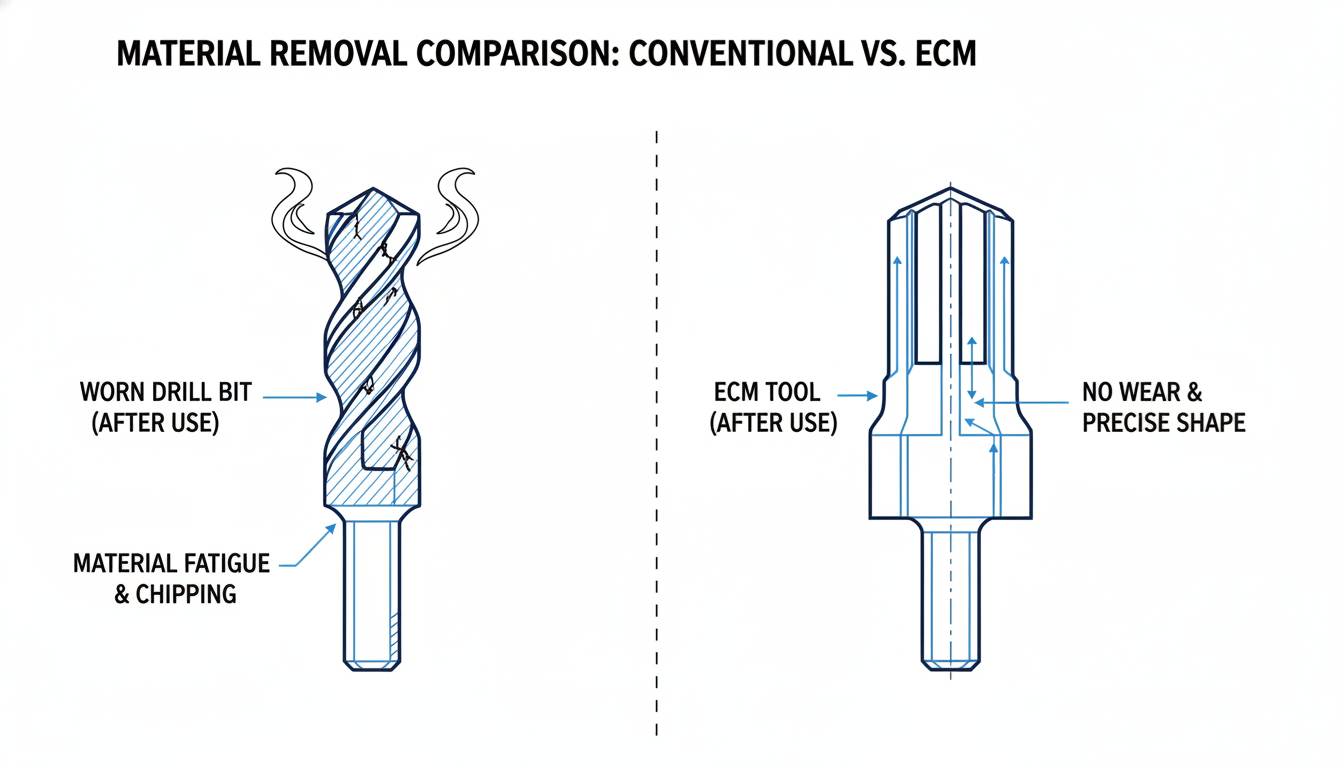 Electrochemical Machining (ECM): The “Reverse Plating” Process