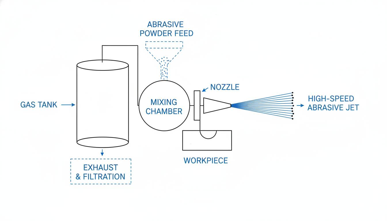 Abrasive Jet Machining Process Parameters: What Controls the Cut?